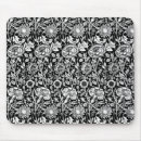 Search for damask pattern mousepads Black and white