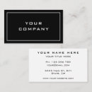 Search for black owned business cards Black and white