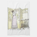 Search for literary tea towels Jane austen