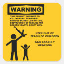 Search for gun control stickers Ban assault weapons