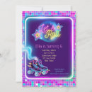 Search for glow skate party invitations Neon