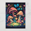 Search for mushroom postcards Cute