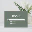 Search for green rsvp cards Trendy