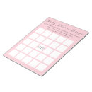 Search for baby shower notepads Pink