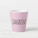 Search for pink name mugs Trendy