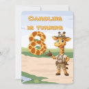 Search for cute giraffe invitations Africa