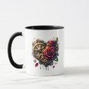 Search for romantic red roses mugs Gold