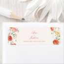 Search for watercolor return address labels Wildflowers