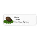 Search for football labels return address labels Sports