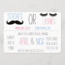Search for lashes or staches invitations Baby