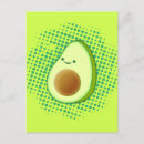 Search for kawaii fruit postcards Avocado