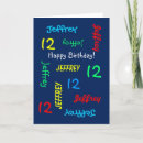 Search for 12th boy birthday cards Teen
