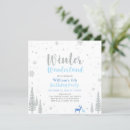 Search for winter party invitations Blue