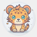 Search for cartoon leopard stickers Safari