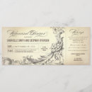 Search for vintage ticket invitations Old