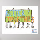 Search for working together posters Cooperation