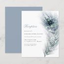 Search for blue peacock 4x5 invitations Elegant