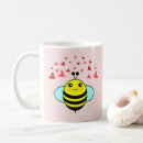 Search for bee love mugs Kawaii