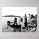 Search for vintage canoe posters Fishing
