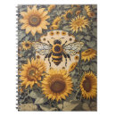 Search for sunflower notebooks Honey bee