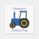 Search for tractor napkins Blue
