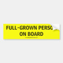 Search for adults bumper stickers Driving