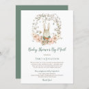 Search for bunny baby boy shower invitations Greenery