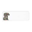 Search for labrador return address labels Cute
