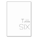 Search for table number 6 weddings Contemporary