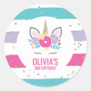 Search for rainbow unicorn stickers Party