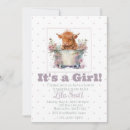 Search for cow baby girl shower invitations Modern