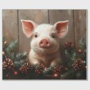 Search for farm animal christmas wrapping paper Winter
