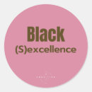 Search for excellence stickers Black