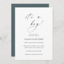 Search for minimalist baby boy shower invitations Budget