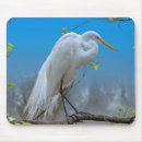 Search for egrets mousepads White