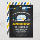 Search for police kids birthday invitations Car