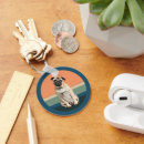 Search for pug dog key rings Retro