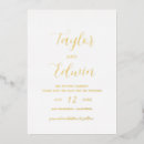 Search for gold foil save the dates Elegant