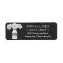 Search for mason jar wedding return address labels Typography