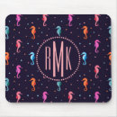 Search for seahorse pattern mousepads Nautical