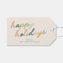 Search for happy holidays gift tags Script