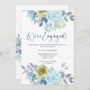 Search for light blue engagement party invitations Trendy