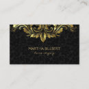 Search for swirly business cards Black