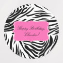 Search for happy zebra stickers Pink