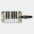 Search for music luggage tags Flowers