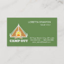 Search for camp business cards Nature