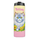 Search for cat art travel mugs Floral