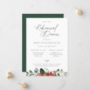Search for winter rehearsal dinner invitations Rustic