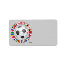 Search for soccer ball return address labels Team