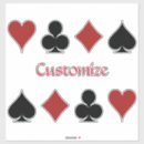 Search for playing poker stickers Suits